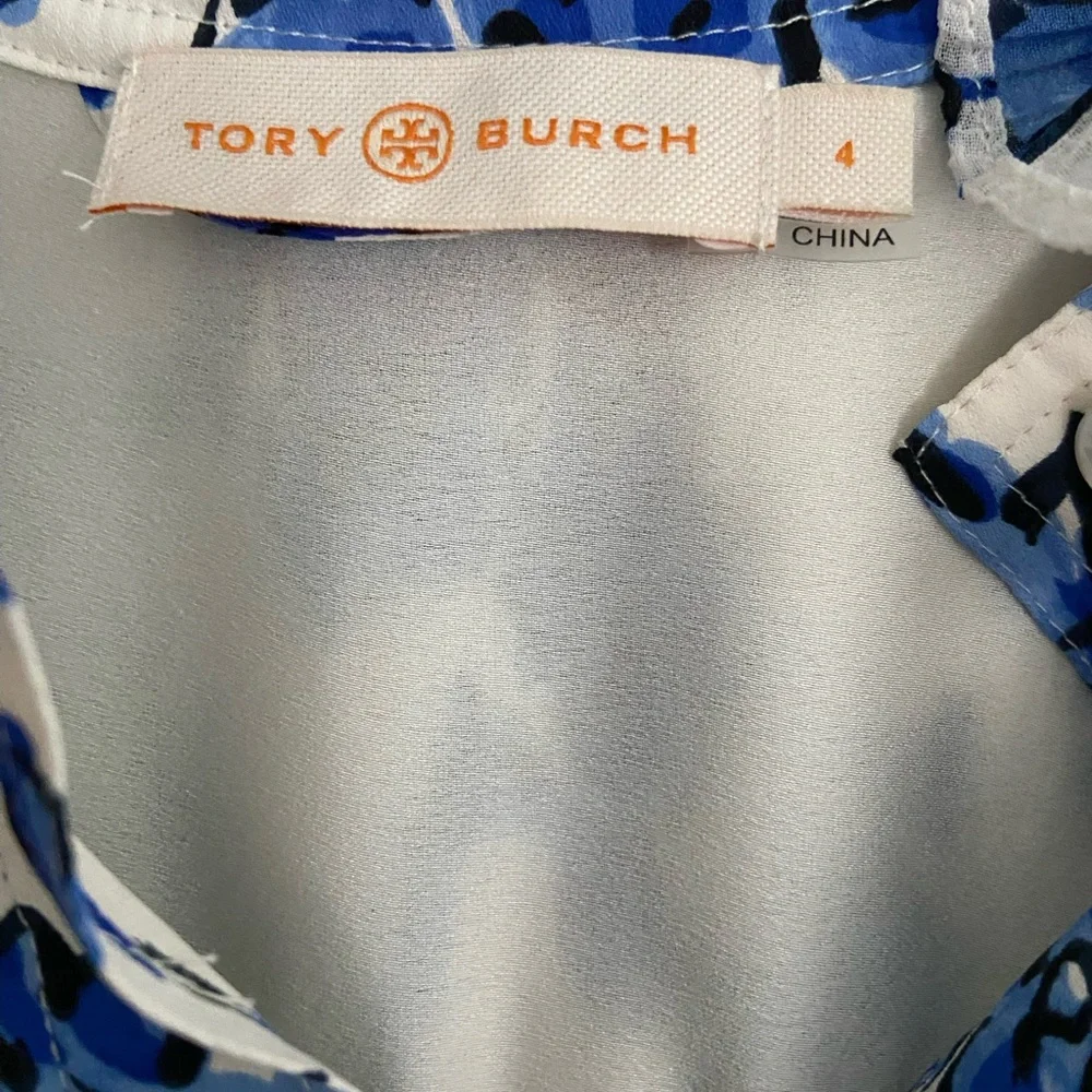 Tory Burch Deneuve Blue Dress - Picture 5 of 5